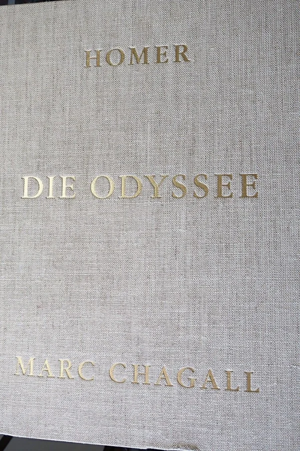 2 volumes of Homer's "Odysee" by Chagall