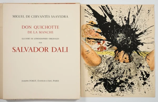 [DALI]. CERVANTÈS. DON QUICHOTTE DE LA MANCHE.