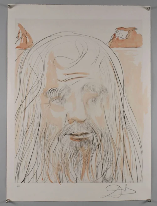 Salvador DALI 'Hommage à Leonardo'