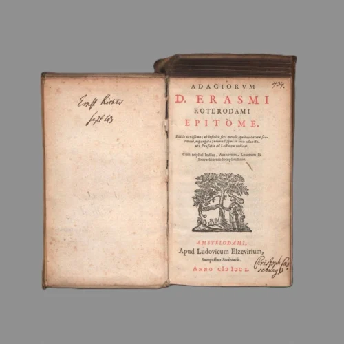 Erasmus of Rotterdam, Desiderius. Adagiorum epitome (Eagle's Epitome).