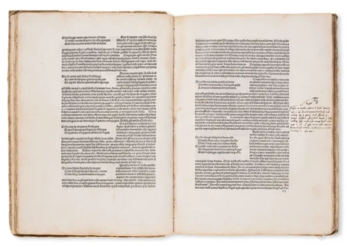 Petrarca (Francesco) Trionfi, commentaire de Bernardo Lapini da Siena