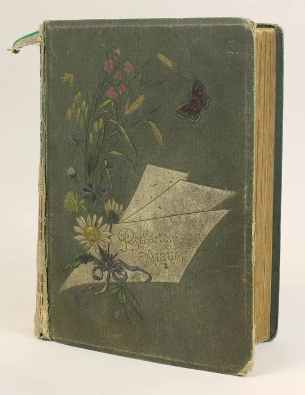 Large postcard album, mostly German Empire